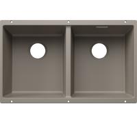 Blanco Subline 350/350 - Fregadero Silgranite, 76x46 cm, tartufo 527833