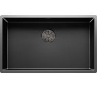 Blanco 527835 - Fregadero CLARON 700-U Dark Steel Edition Bajo Encimera Mueble de 80 Cm Dark Steel