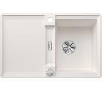 BLANCO ADIRA 45 S-F: Fregadero empotrable de SILGRANIT, color blanco, a partir de 45 cm, con sistema de desagüe con mando, e incluye accesorios. Incluye 5 años de garantía