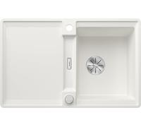 BLANCO ADIRA 45 S-F, SILGRANIT, color blanco, tipo de montaje: empotrado, reversible, con mando a distancia, con accesorios, armario bajo 45, lavabo grande, superficie fácil de limpiar