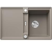 BLANCO ADIRA 45 S-F, Silgranit tartufo, Tipo de montaje: empotrado, reversible, con mando a distancia, con accesorios, armario bajo 45, gran lavabo, superficie fácil de limpiar