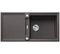 BLANCO ADIRA XL 6 S Fregadero de granito de color gris roca de SILGRANIT. Tipo de montaje: instalación desde arriba. Reversible. Para armarios inferiores de 60 cm de ancho. Lavabo grande. Superficie