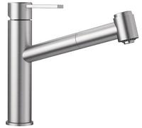 Blanco Grifo de cocina Ambis-S 523119 de pie acero inoxidable