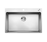 Blanco Andano 700 - Fregadero, 74x50 cm, con control excéntrico PushControl, acero inoxidable 525246