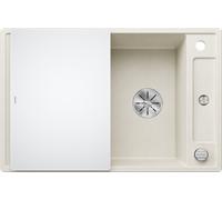 Blanco AXIA III 45 S - Fregadero 1 Cubeta+Escurridor Reversible Sobre Encimera Mueble 45 Cm
