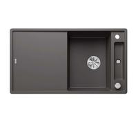 Blanco Axia III 5 S fregadero de granito 91.5x51 cm gris/grafito/ónix 523216