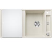 Blanco AXIA III 5 S - Fregadero 1 Cubet Excurridor Sobre Encimera Mueble 50 Cm Blanco suave