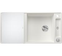 Blanco AXIA III XL 6 S-F - Fregadero 1 Cubet Escurridor Sobre Encimera Mueble de 60 Cm