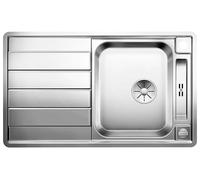 BLANCO AXIS III 45 S-IF, Mueble con fregadero, Acero inoxidable, Acero inoxidable, De doble cara, 45 cm, Alemania