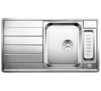 BLANCO AXIS III 5 S-IF, Mueble con fregadero, Acero inoxidable, Acero inoxidable, De doble cara, 50 cm, Alemania