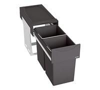 Blanco Botton II - Cubo de basura empotrado, dividido, volumen 30 l 526376