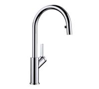 Blanco Grifo de cocina Carena-S 520767 de pie salida extraíble cromo