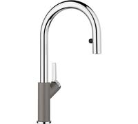 BLANCO CARENA-S Vario - Cartucho cerámico de alta presión, con manguera extraíble, cambio de chorro transparente a chorro de ducha, cartucho de cerámica, calidad asegurada del agua y ahorro de agua