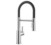 Blanco Catris-S Flexo grifo de cocina de pie acero inoxidable-negro 525792