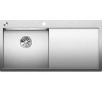 Blanco Claron 5 - Fregadero, 100x51 cm, con control de desagüe, acero inoxidable 521626