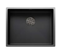 Blanco Claron 500 - Fregadero, 50x40 cm, acero oscuro 527834