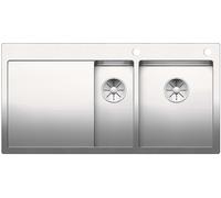 Blanco Claron 6 - Fregadero, 100x51 cm, InFino, acero inoxidable 521645