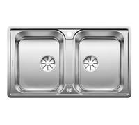 Blanco Classimo - Fregadero 86x50 cm, con control de desagüe, InFino, acero inoxidable cepillado 525331