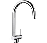 Blanco Grifo de cocina de pie Coressa-F Monomando caño alto giratorio 360º cromo 521543
