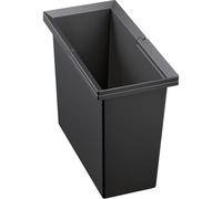 BLANCO Cubo de basura de 16 litros, apto para sistema de separación de basura, plástico antracita