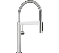 Blanco Grifo de cocina Culina-S II Mini acero inox, caño giratorio 180° y manguera extraíble 527467