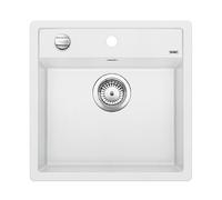 Blanco 518532 - Fregadero DALAGO 5-F 1 Cubeta Sobre Encimera Mueble de 50 Cm Blanco
