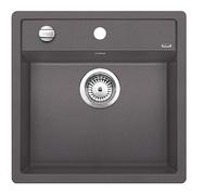 BLANCO DALAGO 5-F, Lavabo de encimera, rectangular, Silgranit, gris, 1 cuba, rectangular