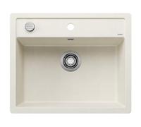 Blanco 527064 - Fregadero DALAGO 6-F 1 Cubeta Sobre Encimera Mueble de 60 Cm Blanco Suave