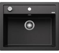 Blanco DALAGO 6 - Fregadero 1 Cubeta Sobre Encimera Mueble de 60 Cm Antracita