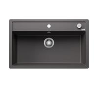 Blanco 518853 - Fregadero DALAGO 8-F 1 Cubeta Enrasado Mueble 80 cm Gris roca