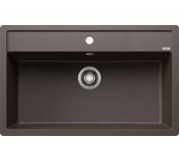 Blanco Dalago 8 - Fregadero de Silgranite, 81x50 cm, con control de desagüe, café 516645