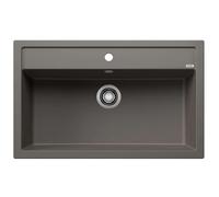 Blanco Dalago 8 - Fregadero de silgranite, 82x51 cm, con control de desagüe, gris 527248
