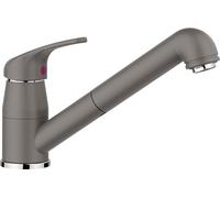 Blanco Daras S - Grifo de fregadero con caño extraíble, gris 526936