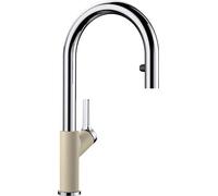 Blanco de Carena S Vario monomando de alta presión de agua grifo para la cocina, SILGRANIT de Look