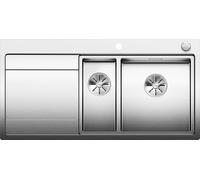 Blanco Fregadero Divon II 6S-IF 1 1/2 cubetas y escurridor Acero inoxidable 100x51 cm 521662