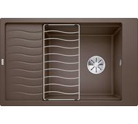 Blanco Elon XL 6 - Fregadero de silgranite, 78x50 cm, con accesorios, InFino, café 524843