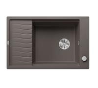 Blanco Elon XL 6 - Fregadero de silgranite, 78x50 cm, con control de desagüe y accesorios, InFino, gris 527253