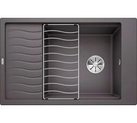 Blanco Elon XL 6 - Fregadero de silgranite, 78x50 cm, roca gris 524845