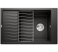 Blanco Elon XL 6 S fregadero de granito 78x50 cm negro 525883