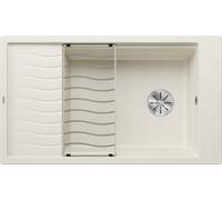 Blanco Elon XL 8 - Fregadero de silgranite, 86x50 cm, con accesorios, InFino, blanco suave 527072