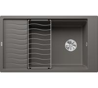 Blanco Elon XL 8 - Fregadero de silgranite, 86x50 cm, con accesorios, InFino, gris 527255