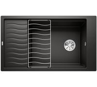 Blanco Elon XL 8 S fregadero de granito 86x50 cm negro 525886