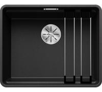 Blanco ETAGON 500-F - Fregadero 1 Cubeta Enrasado Mueble de 60 Cm Antracita