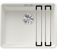 Blanco ETAGON 500-F - Fregadero 1 Cubeta Enrasado Mueble de 60 Cm Blanco