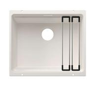 Blanco Etagon 500 - Fregadero Silgranite, 53x46 cm, con accesorios, blanco 527759