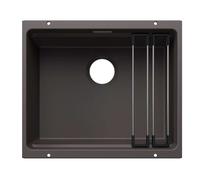 Blanco Etagon 500 - Fregadero Silgranite, 53x46 cm, con accesorios, roca gris 527758