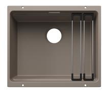 Blanco Etagon 500 - Fregadero de Silgranite, 53x46 cm, con accesorios, tartufo 527761