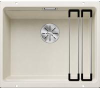 Blanco – Fregadero de granito Etagon 500-U – 53x46 cm – Bajo encimera – Blanco suave – 527075