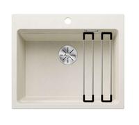Blanco Etagon 6 - Fregadero de silgranite, 60x51 cm, con accesorios, InFino, blanco suave 527076