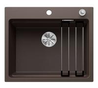 Blanco Etagon 6 - Fregadero de Silgranite, 60x51 cm, con control de desagüe y accesorios, InFino, café 524538